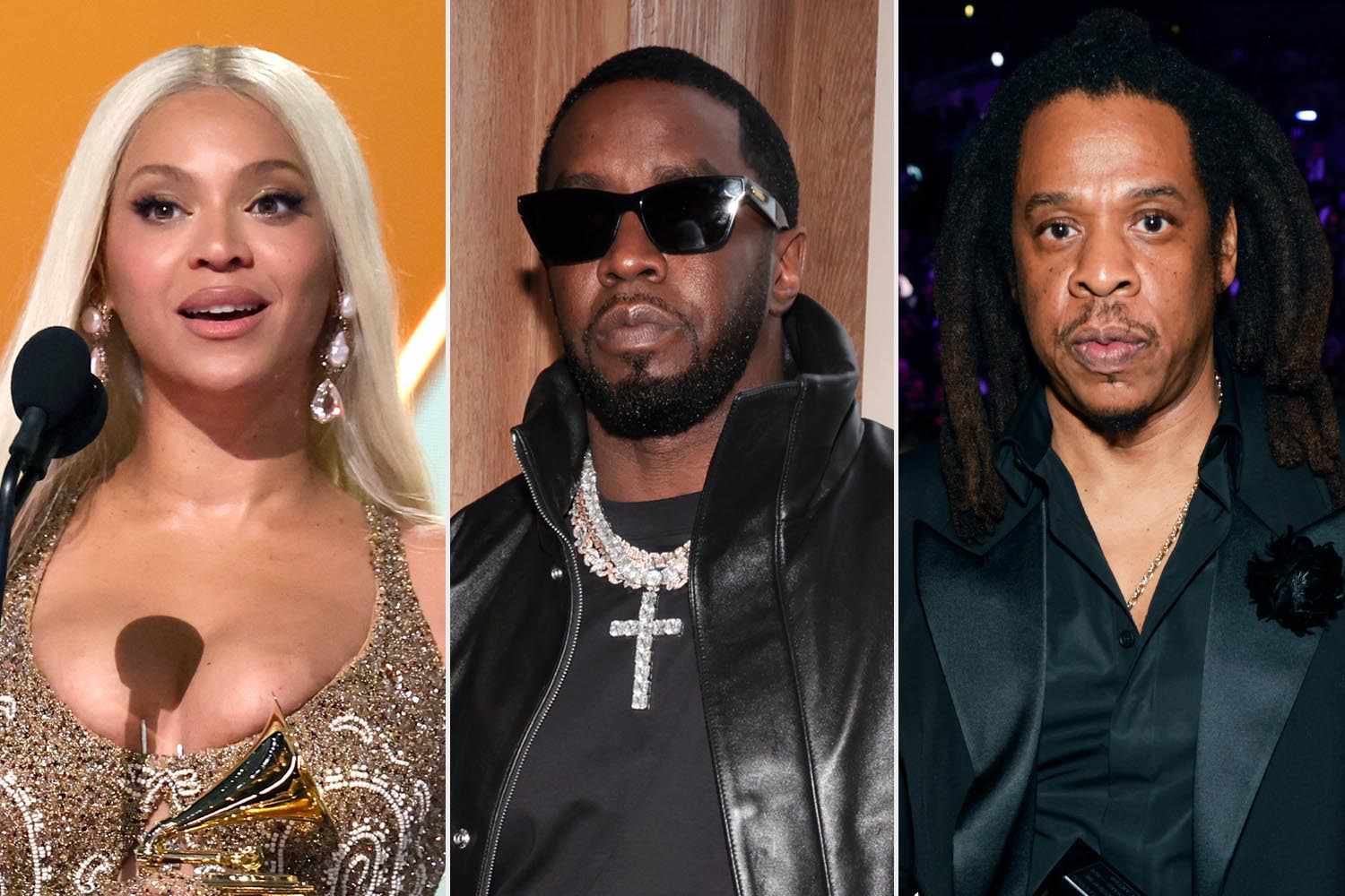 Jay Z, Diddy, and Beyoncé